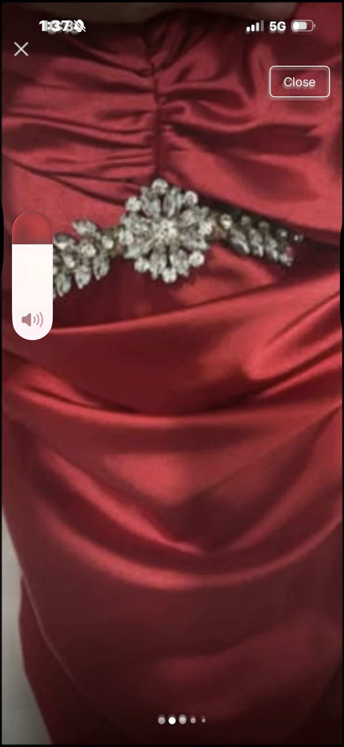 XSCAPE - Xscape by Joanna Chen size 8 Red Strapless Satin Gown (Size 8) - New with tags - photo 3
