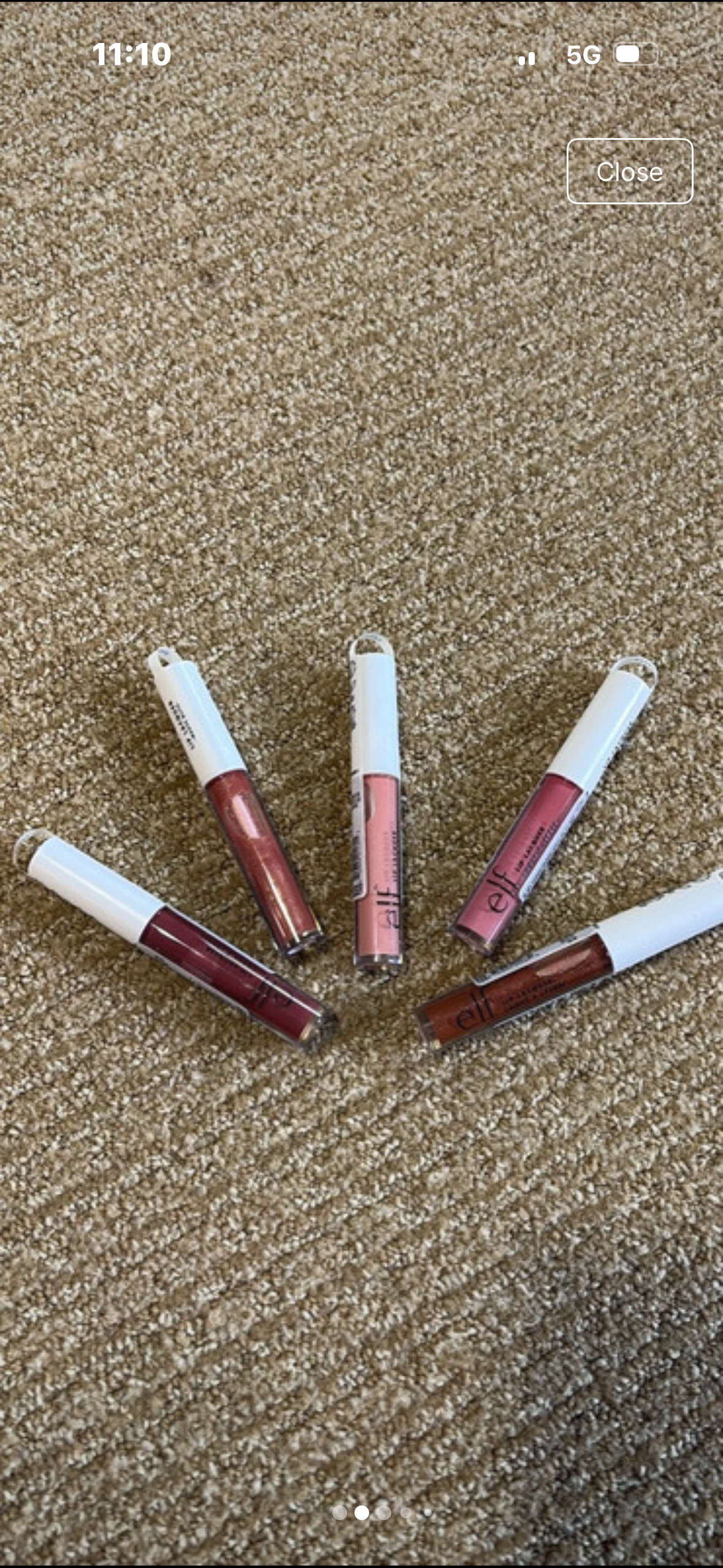e.l.f. - e.l.f. Cosmetics Lip Lacquer 5-Pack - New / factory sealed - photo 2