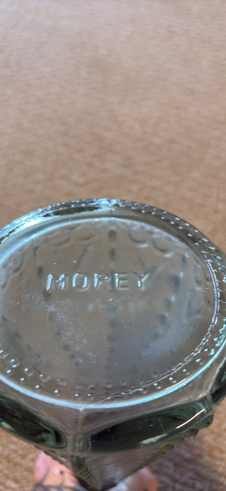 Vintage Morey Glass Decanter Bottle - Excellent used condition - photo 4