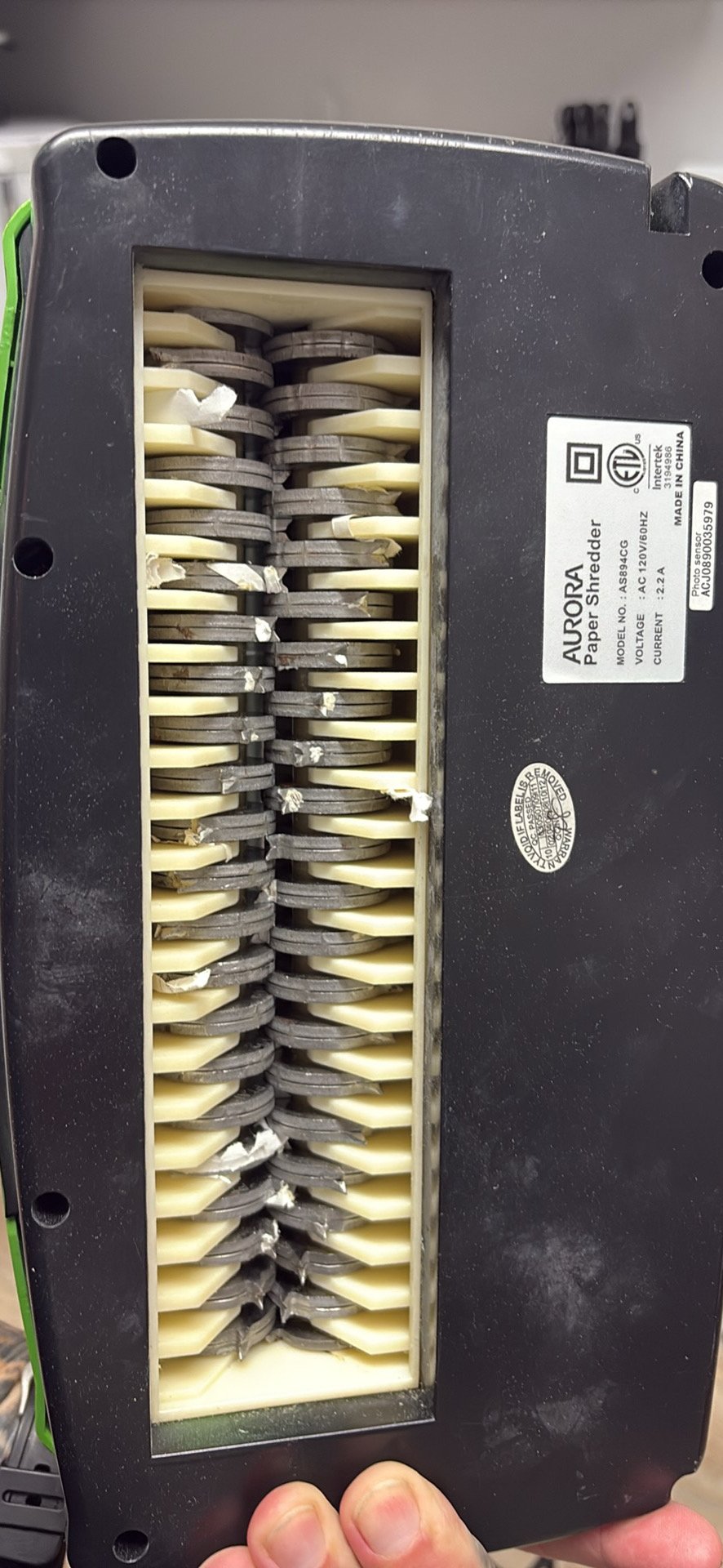 Aurora AS894CG 8-Sheet Crosscut Shredder - Good used condition - photo 2
