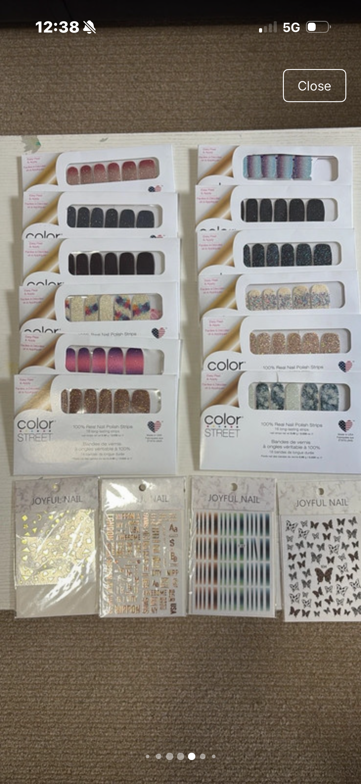 Color Street - Color Street Nail Polish Strips & Joyful Nail Stickers Bundle (16 pieces) - New / factory sealed - photo 6