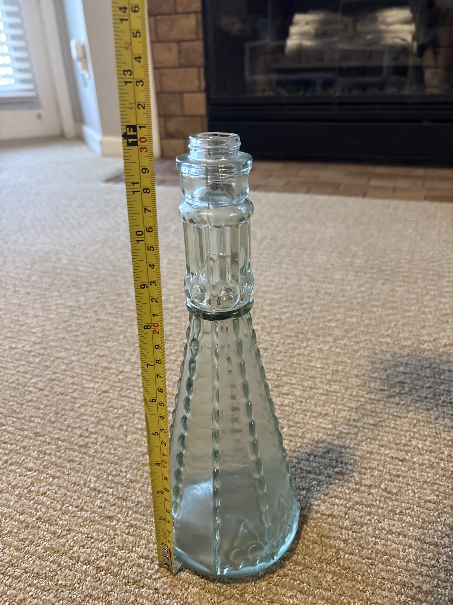 Vintage Morey Glass Decanter Bottle - Excellent used condition - photo 2