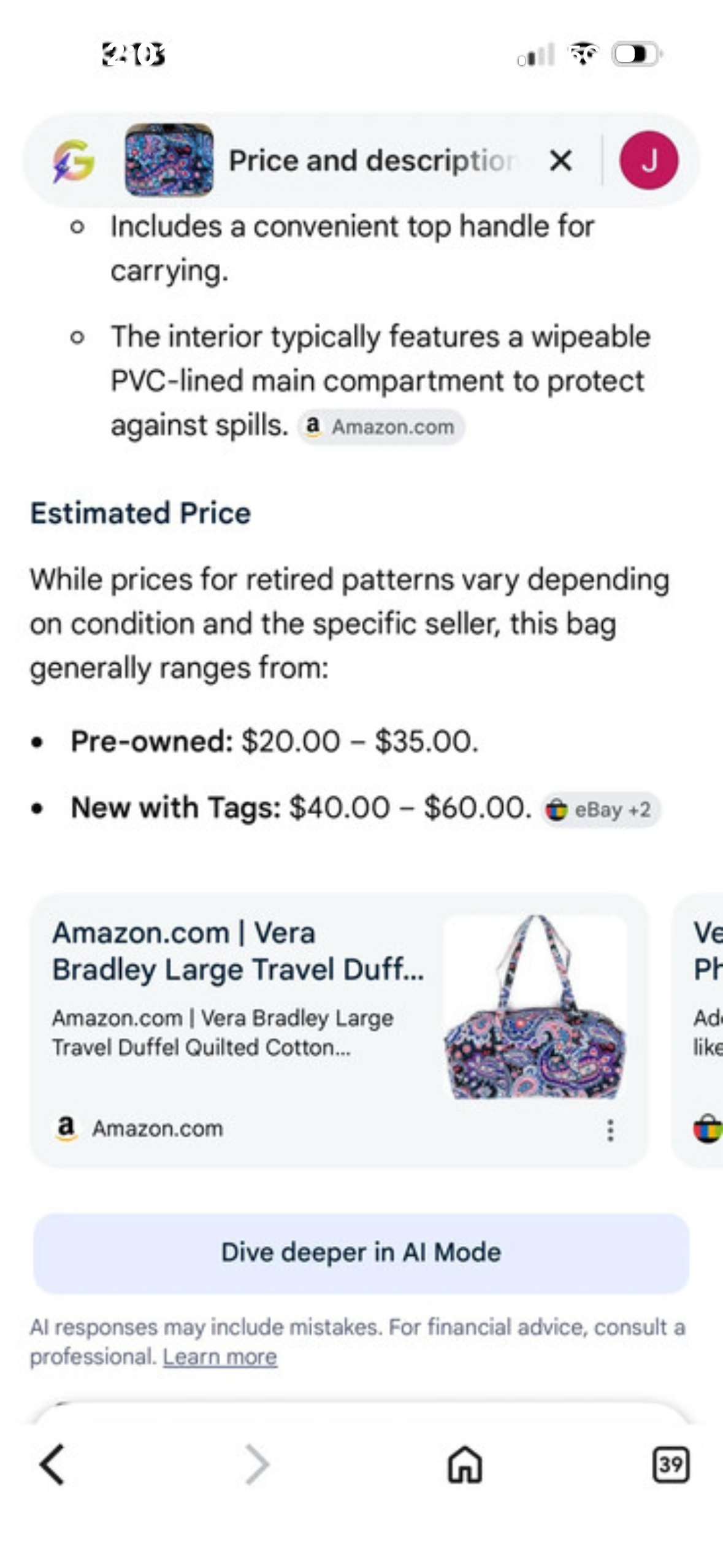Vera Bradley  - Vera Bradley Colorful Travel Organizer - Good used condition - photo 5