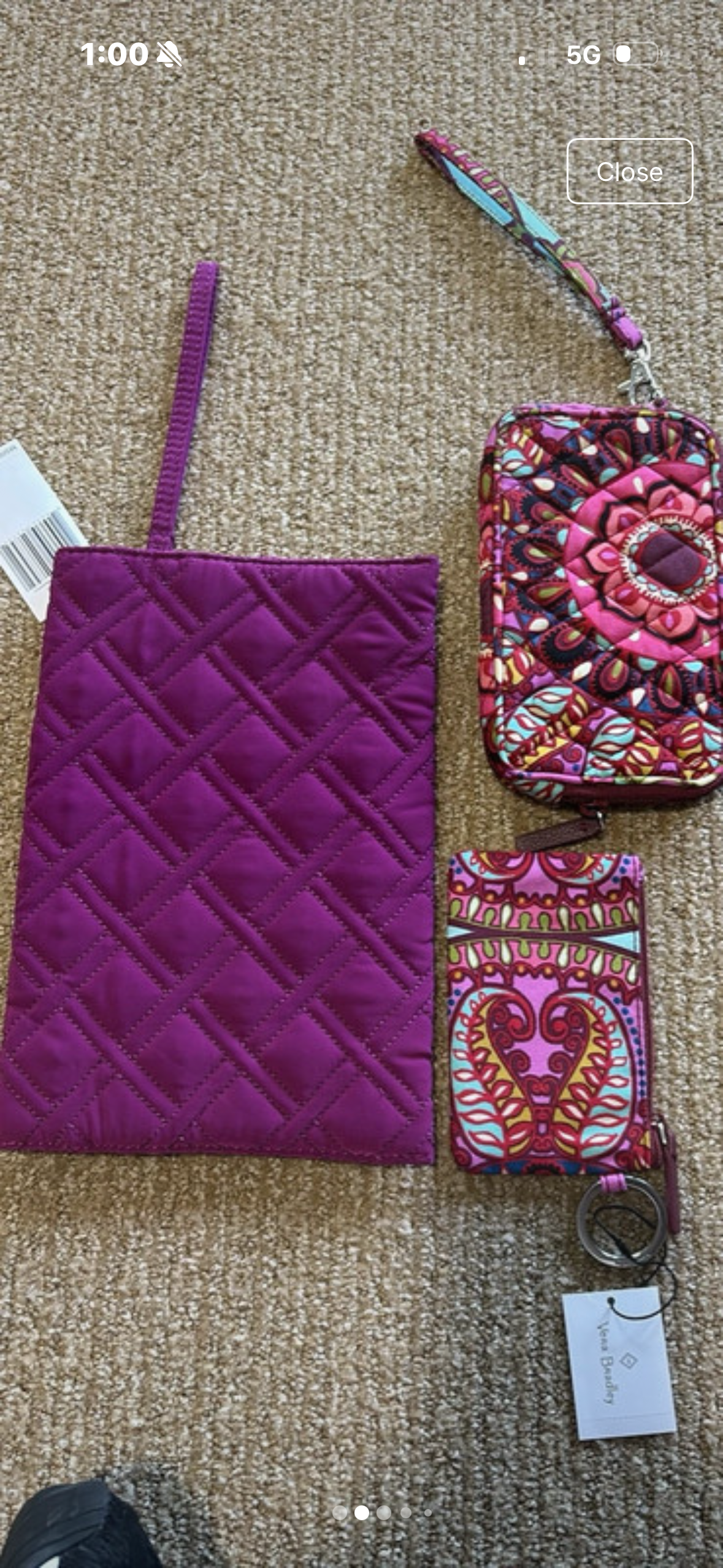 Vera Bradley  - Vera Bradley Wristlet Set and ID Case Set - New with tags - photo 2