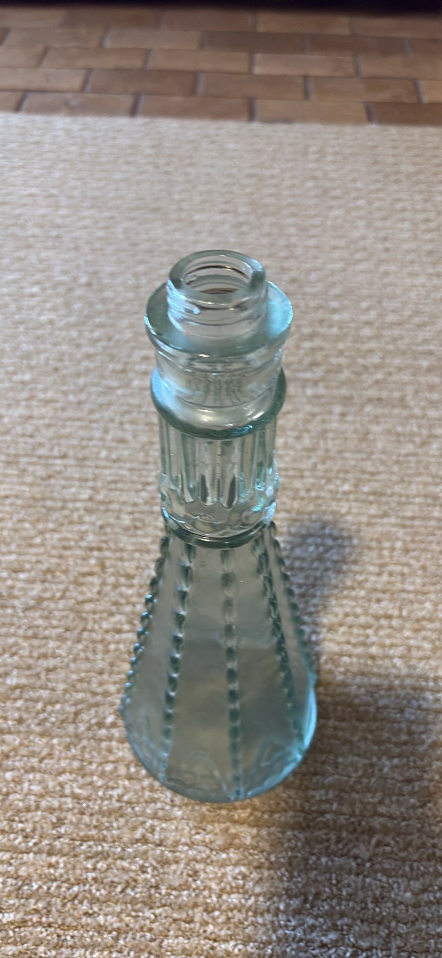Vintage Morey Glass Decanter Bottle - Excellent used condition - photo 3
