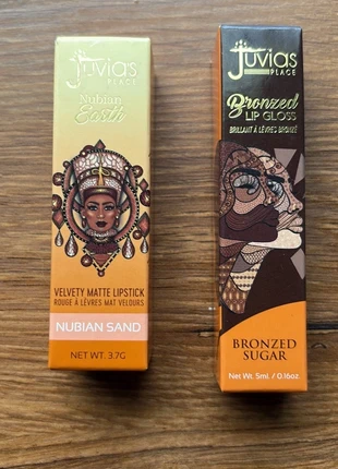 Juvia's Place Nubian Earth Lipstick & Bronzed Lip Gloss