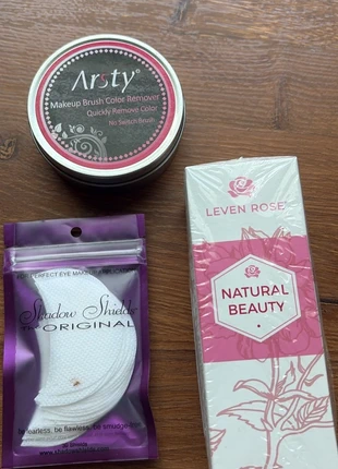 Artsy Brush Cleaner, Shadow Shields & Leven Rose Natural Beauty
