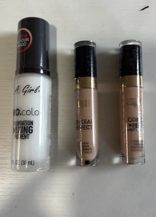 L.A. Girl Foundation Mixing Pigment & Milani Concealers