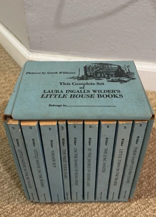 Laura Ingalls Wilder Little House Books Complete 9-Book Box Set